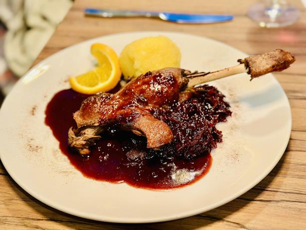 Restaurant la Calma Gänsekeule